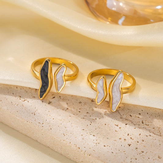 Korean Style Fashion Simple And Cool Style Stainless Steel Ring