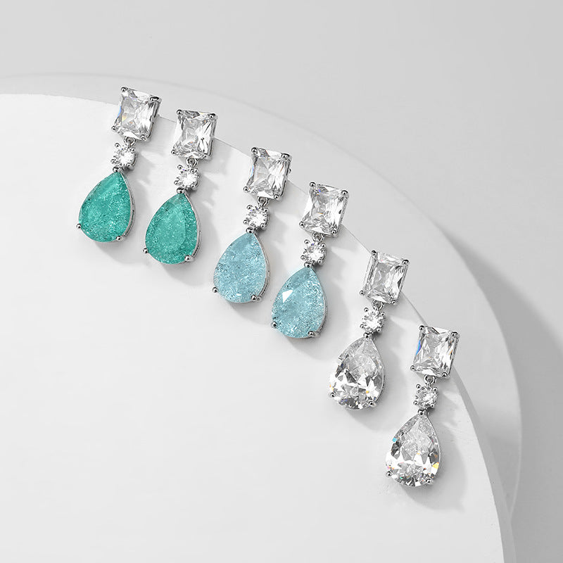 Fashion Personality Water Drop Earrings Women