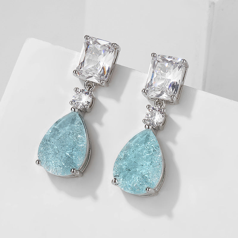 Fashion Personality Water Drop Earrings Women