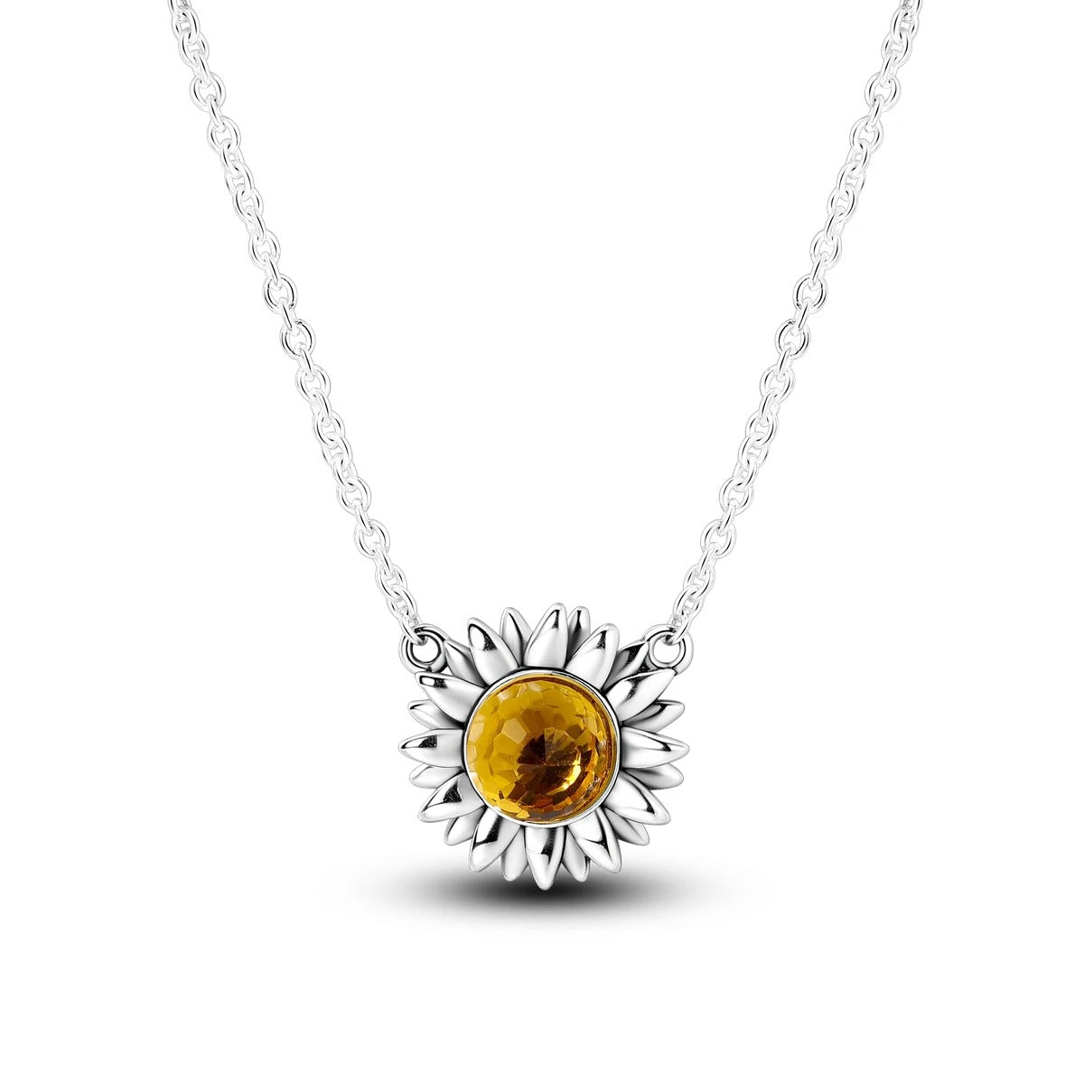 Original 925 Sterling Silver Necklace For Women Class Style Heart Shape Romantic Style High Quality Women Necklace Jewelry Gift