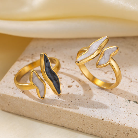 Korean Style Fashion Simple And Cool Style Stainless Steel Ring