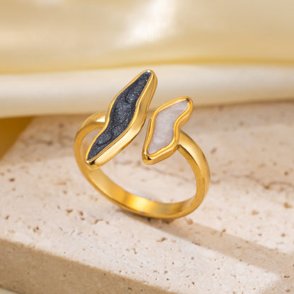 Korean Style Fashion Simple And Cool Style Stainless Steel Ring