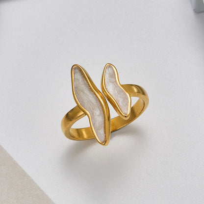 Korean Style Fashion Simple And Cool Style Stainless Steel Ring