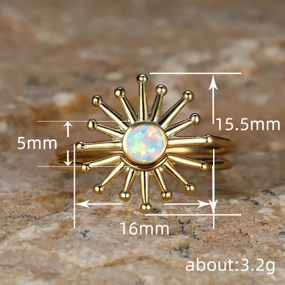 New Sunrise And Sunset Series New Couple Rings