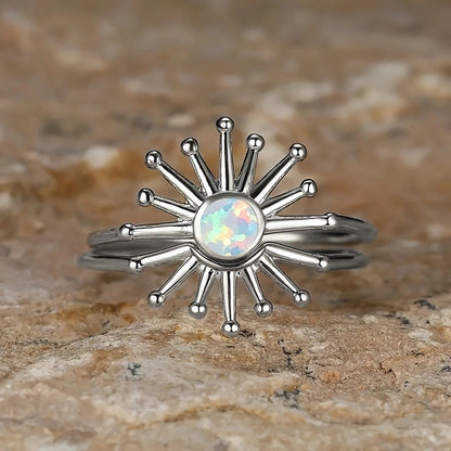 New Sunrise And Sunset Series New Couple Rings