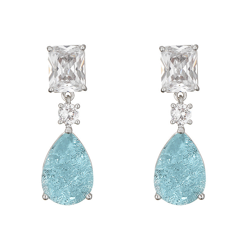 Fashion Personality Water Drop Earrings Women
