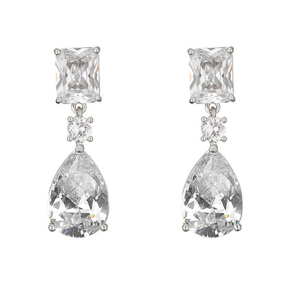 Fashion Personality Water Drop Earrings Women
