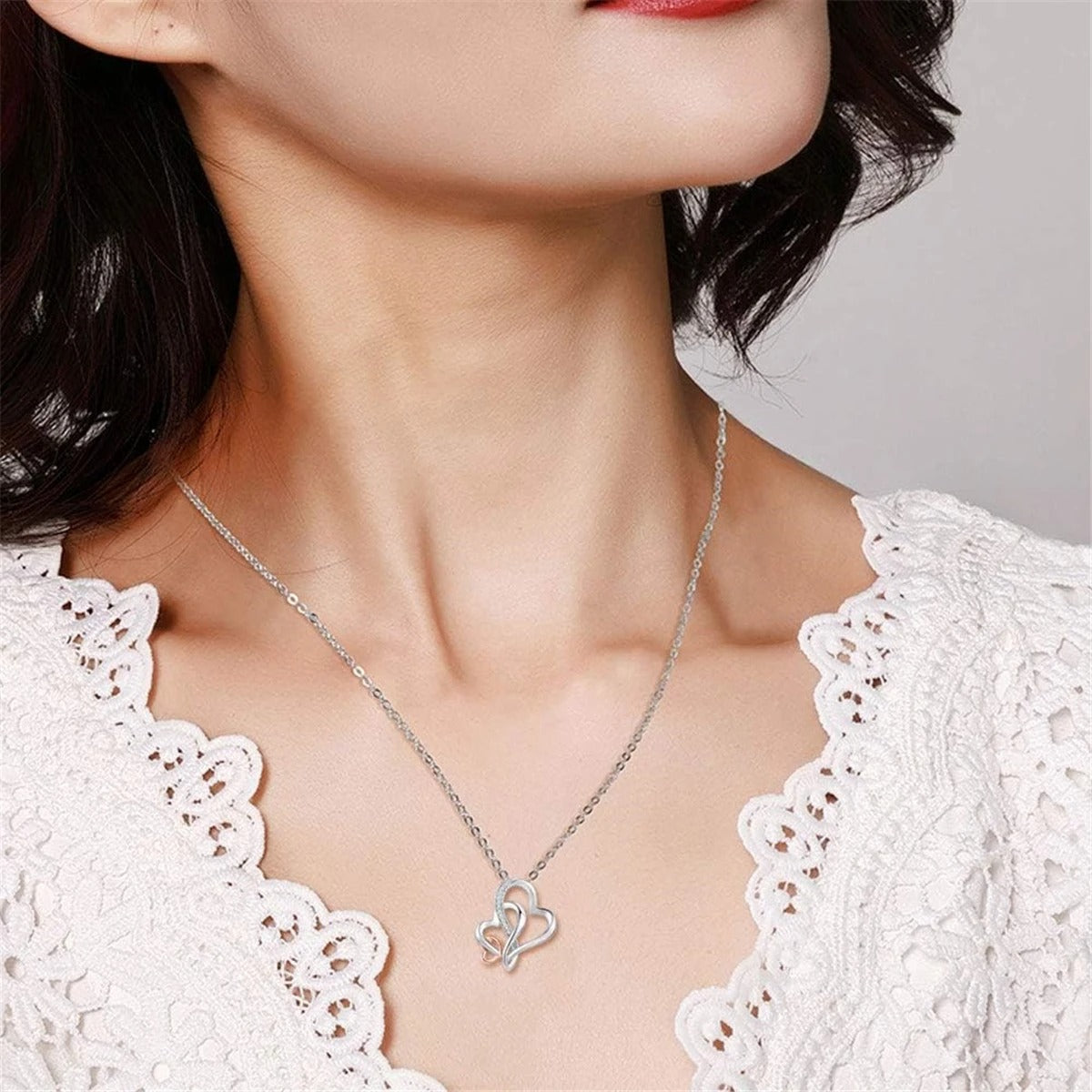 Simple Grandma Necklace Jewelry Gift for Grandma, Mom, Granddaughter, Mother's Day Birthday Gift Jewelry Infinite Love Necklace